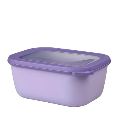 Abbildung von Mepal Multi Bowl Cirqula Rectangular Vorratsdose mit Deckel Geeignet als Luftdichte Aufbewahrungsbox für den Kühlschrank, Mikrowellengeschirr &amp; Frischhaltedosen 1500 ml Nordic Lilac