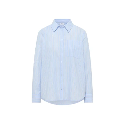 Abbildung von Cecil Gestreifte Hemdbluse, Damen, Größe: Medium, Blau