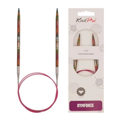 Abbildung von KnitPro Symfonie Wood Rundstricknadel 5,0mm 80 cm