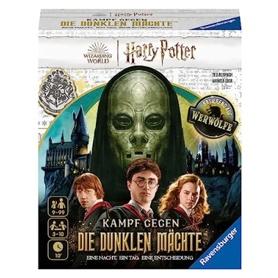 Abbildung von Ravensburger Familienspiel 27353 Harry Potter Kampf gegen die dunklen Mächte Basierend auf Werwölfe Gesellschaftsspiel ab 9 Jahren für 3 10 Spieler