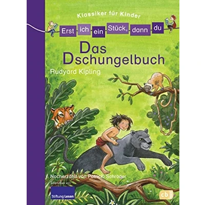 Abbildung von Erst ich ein Stück, dann du! Klassiker das Dschungelbuch: für gemeinsame Lesenlernen ab der 1. Klasse (Erst Stück... Leseanfänger, Band 4)
