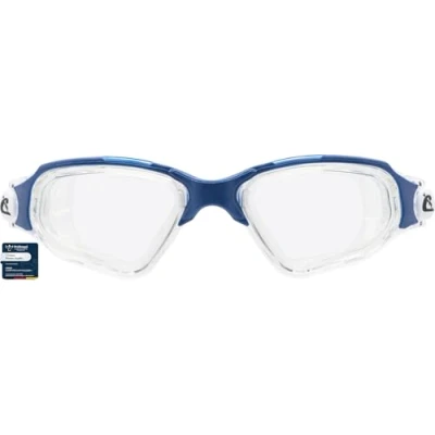 Abbildung von CRESSI Clear Eyes Goggles Clear/Blue Unisex Schwimmbrille aus reinem Silikon mit Molekularer Anti Beschlag Scheibenbehandlung, Klar/Blau Klar Klare Brillengläser, Einheitsgröße