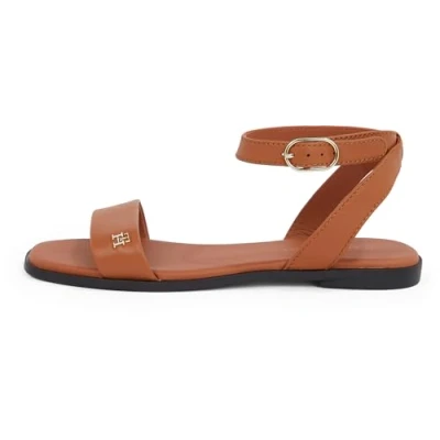 Abbildung von Tommy Hilfiger Riemensandalette, Damen, Größe: 40, Cinnamon bark Schuhe
