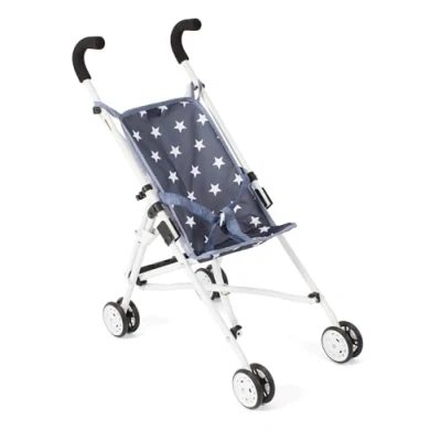 Abbildung von Bayer Chic 2000 Puppenbuggy Roma, Puppenwagen, Mini Buggy, Sternchen, Navy, 601 51