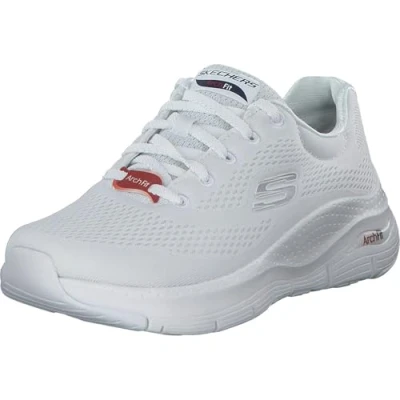Abbildung von Skechers Damen Arch Fit Big Appeal Sneaker, Wnvr White Navy Red, 38 EU