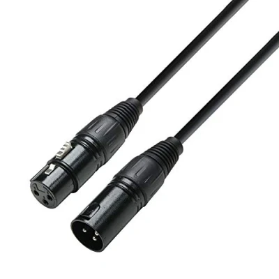 Abbildung von Adam Hall Cables 3 STAR DMF 0600 DMX Kabel Pol XLR Female auf male 6 m