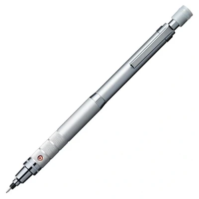 Abbildung von Der Druckbleistift uni ball Kuru Toga High Grade Premium Edition mit Silbergehäuse M 1017