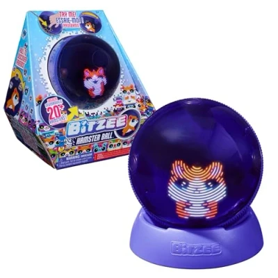 Abbildung von Bitzee Hamsterball interaktives Spielzeug mit über 20 virtuellen Hamstern zum Rollen und Spielen, das Digitale Haustier reagiert auf Berührung Bewegung, für Kinder ab 5 Jahren