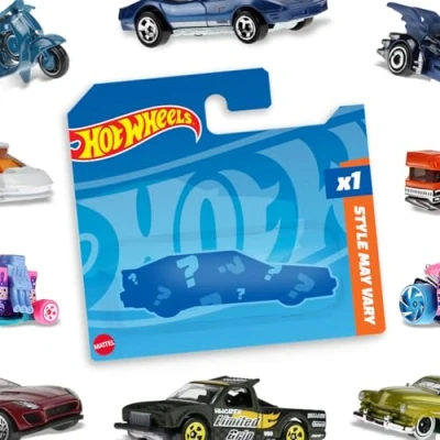 Abbildung von Hot Wheels 5785 zufällige Autos/Fahrzeugmodelle, je 1 Fahrzeug, 1er Pack, (Modell Sortiert), Spielzeug ab 3 Jahren