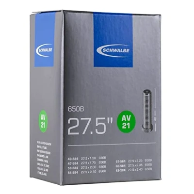 Abbildung von Schwalbe Fahrradschlauch AV21 40/62 584 EK AGV 40 mm, Autoventil/Schraderventil, 27.5 Zoll