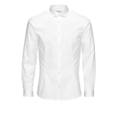 Abbildung von Jack &amp; Jones Businesshemd, Herren, Größe: Small, White