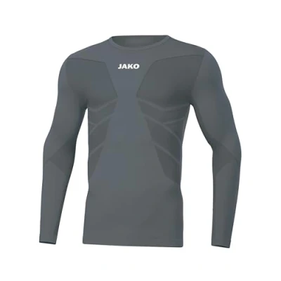 Abbildung von JAKO Herren Longsleeve Comfort 2.0, Steingrau, M