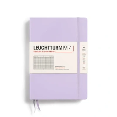 Abbildung von LEUCHTTURM1917 365483 Notizbuch Medium (A5), Hardcover, 251 nummerierte Seiten, Lilac, kariert