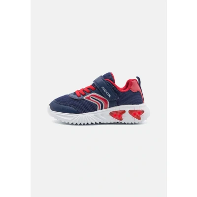Abbildung von Geox Light UP Assister BOY Sneaker low für Kinder, Größe: 36, Navy/red Schuhe