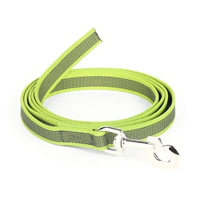 Abbildung von IDC Color &amp; Gray gumierte Leine, 20 mm x 2 m ohne Schlaufe, Neon Grau