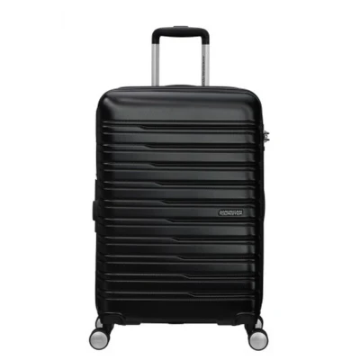 Abbildung von American Tourister Flashline Spinner 67/24 Exp Tsa Shadow Black Koffer mit 4 Rollen Weichgepäck