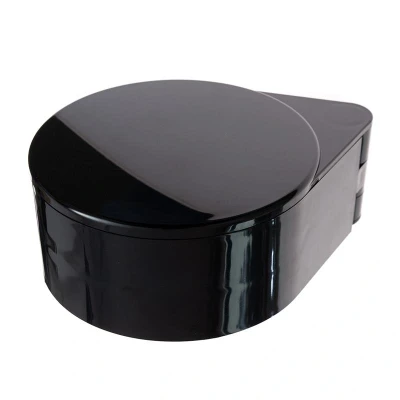 Abbildung von HENDI Zuckerrandhelfer 20 x 16 7,5 cm ABS Kunststoff schwarz 3 teilig