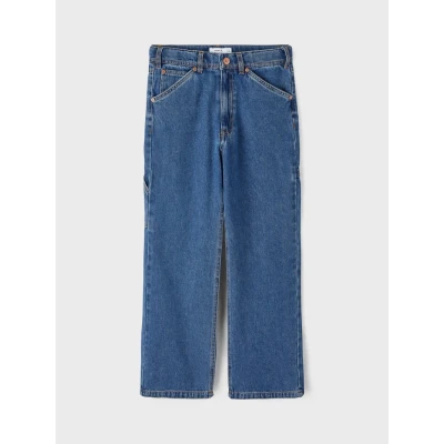 Abbildung von Name it Nkmryan Jeans Straight Leg für Kinder, Größe: 164, Dark blue denim