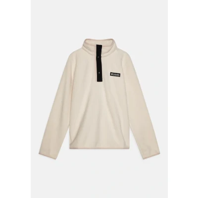 Abbildung von Columbia Helvetia II HALF SNAP Unisex Fleecepullover für Kinder, Größe: 128/140, Chalk/black