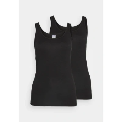 Abbildung von Schiesser TRÄGERTOP 2 PACK Unterhemd/shirt, Damen, Größe: 36, Schwarz