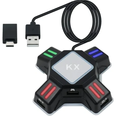 Abbildung von Mcbazel KX Tastatur Maus Konverter Adapter für NS Switch/Xbox One/PS4/PS3