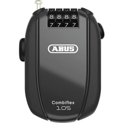 Abbildung von ABUS Combiflex Fahrradschloss, Schwarz, 105 cm