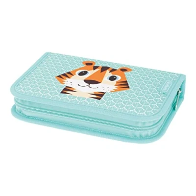 Abbildung von herlitz 50038251 31 teiliges Schüleretui, Cute Animals Tiger, 1 Stück