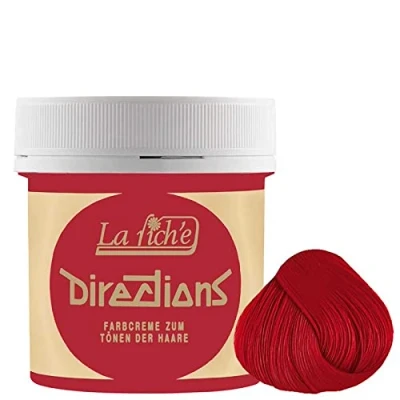 Abbildung von La Riché Directions Riche Unisex Semi Permanent Haarfarbe, poppy rot, 88 milliliter