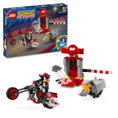 Abbildung von Lego Sonic The Hedgehog Shadow Flucht, Set mit Motorrad Spielzeug und Figuren aus dem Videospiel, Geschenk für Gamer Fans ab 8 Jahren, Fanartikel Jungs Mädchen 76995