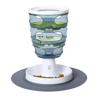 Abbildung von Catit Design Senses Futter Labyrinth, interaktives Spielzeug für Katzen, Alle Rassengrößen , 1 Packung