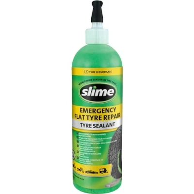Abbildung von Slime SDS 500/06 IN Dichtmittel für Reifenreparatur bei Platten, Notfallreparatur, Geeignet Pkw, Motorroller und andere Autobahn Fahrzeuge, Ungiftig, Umweltfreundlich, 473 ml Flasche (16 oz)
