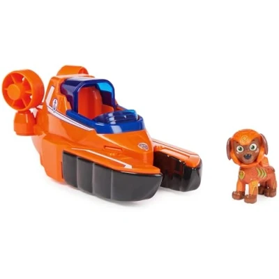 Abbildung von PAW PATROL, Aqua Pups Basis Fahrzeug Spielzeugauto im Hummer Design mit Zuma Welpenfigur, Spielzeug geeignet für Kinder ab 3 Jahren