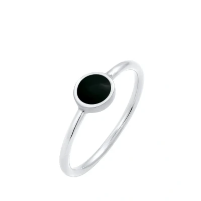 Abbildung von Elli Basic Ring, Damen, Größe: 54, Schwarz