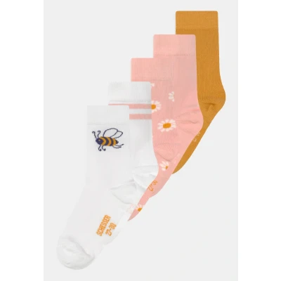 Abbildung von Schiesser 5 PACK Socken für Kinder, Größe: 23 26, Dark yellow/light pink