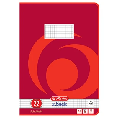 Abbildung von Herlitz 3322203 Hefte A4/16 Lineatur 22 (kariert) FSC Mixed 10er Packung Motive sortiert