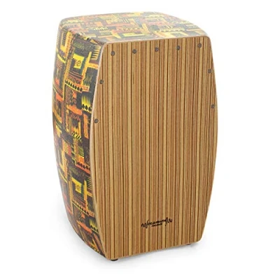 Abbildung von TIGER CAJ3 Cajon mit Spielfläche Zebrawood