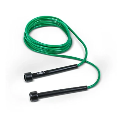 Abbildung von TRENAS Springseil Jump Rope Skipping Seil Erwachsene &amp; Kinder 3 Meter Einfach verstellbar Speed Grün