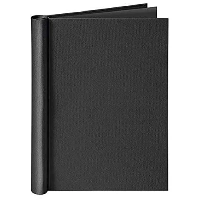 Abbildung von VELOFLEX 4944380 Klemmbinder DIN A4 Velocolor, mit Leinenstruktur, Füllmenge max. 150 Blatt, schwarz, 1 Stück