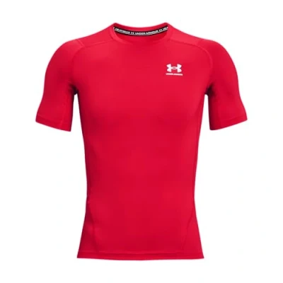 Abbildung von Under Armour sportliches Poloshirt, strukturiertes funktionales T Shirt, 1361518, Red/White, S