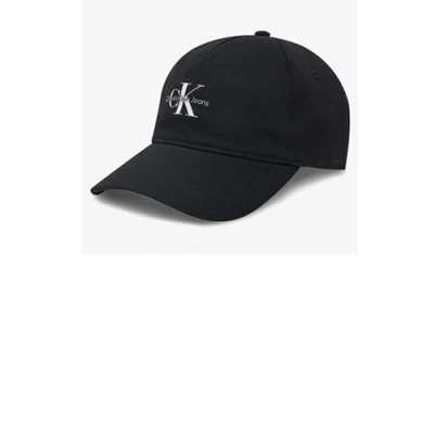 Abbildung von Calvin Klein Damen Cap Printed Monologo aus Baumwolle, Schwarz (Na Black), Einheitsgröße