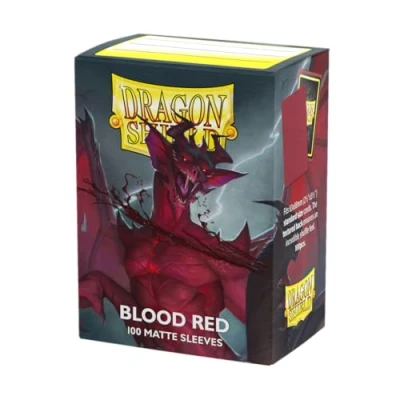 Abbildung von ARCANETI Dragon Shield Standard Matte Sleeves Blood Red &#039;Simurag&#039; (100 Sleeves) AT 11050