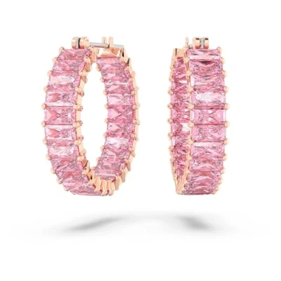 Abbildung von Swarovski MATRIX:PE PIN/ROS Ohrringe, Damen, Größe: One Size, Pink