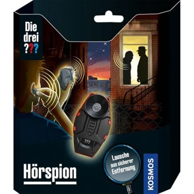 Abbildung von Die drei ??? Hörspion von KOSMOS 632496, Detektiv Gadget, Spielzeug, Agenten Ausrüstung für Kinder ab 8 Jahre, Fragezeichen Ausrüstung, Detektivset