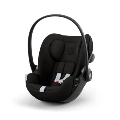 Abbildung von CYBEX Gold Babyschale Cloud G i Size Comfort, Inkl. Neugeboreneneinlage, ab Geburt bis ca. 24 Monate, Für Kinder 40 cm 87 cm, Max. 13 kg, Magic Black