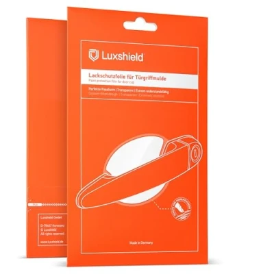 Abbildung von Luxshield Auto Türgriff Schutzfolie Griffmulde für BMW X1 3 (III) U11 I 2022 2024 Kratzschutz, Lackschutzfolie Transparent glänzend