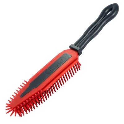 Abbildung von Vileda Pet Pro elektrostatische Bürste, Tierhaarentferner für textile Oberflächen, Kraft, langlebiges Silikonmaterial, ideal enge Stellen, ergonomisches Design, abwaschbar