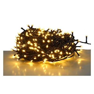 Abbildung von Spetebo LED Lichterkette warm weiß 80 / 6 m Weihnachts Deko Beleuchtung für den Innen und Außenbereich