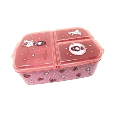 Abbildung von Theonoi Kinder Brotdose Lunchbox Sandwichbox mit Fächern Brotbox Unterteilung Kindergarten aus Kunststoff BPA frei (Gorjuss)
