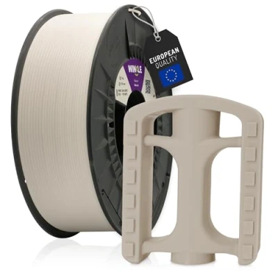 Abbildung von WINKLE ASA Filament 1.75mm Naturfarbe, 1kg Spule, 3D Drucker Kompatibel mit den meisten FDM Druckern, Druckmaterialien, Maßgenauigkeit, Wetter und UV beständig