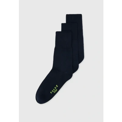 Abbildung von Falke RUN 3PACK Unisex Anatomical Plush SOLE Socken, Größe: 39 41, Marine